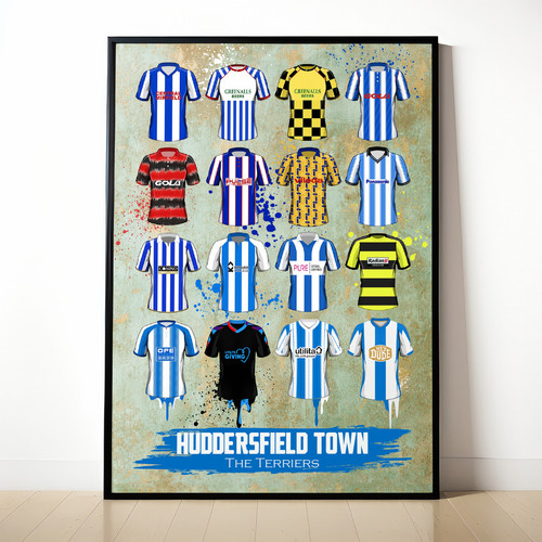 Huddersfield town painted - town,