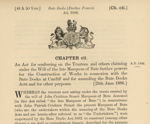 Antique act parliament will - antique,