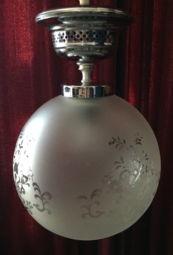 Huge antique light fitting - antique,