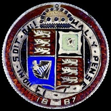 Victoria. Silver And Enamel