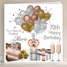 Personalised Birthday Card Friend Sister Daughter Niece Female 30th 40th 50th
