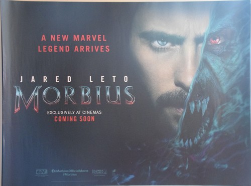 Morbius quad movie poster - morbius,