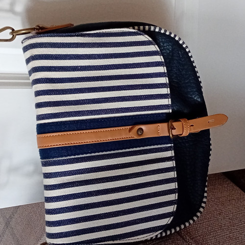 Mantaray navy white striped - &,