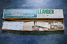 Vintage PBM "Leander Class Frigate" Boat Kit. 1/150th scale. Complete & unmade.