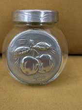Vintage Glass Storage Jar with