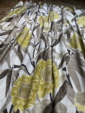 Designer HARLEQUIN Curtains 128x83” Long PINCH PLEAT Floral Bespoke “Kaito” Pair