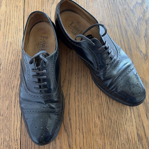 Loake men brogue - loake, black