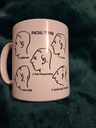 Tams mug facial types - tams, idiot