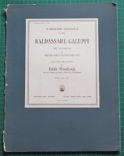 Baldassare Galluppi - Six Sonatas for Keyboard Instruments - Edith Woodcock 1963