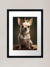 Crowned Chihuahua Framed Art