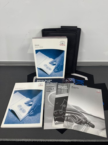 Toyota avensis owners manual - toyota,