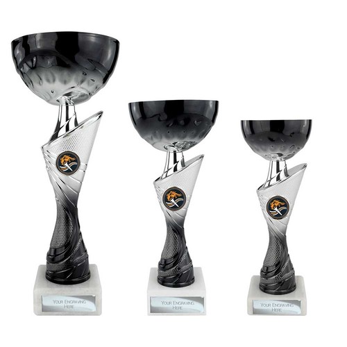 Black silver classic cup - black+silver,