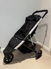 Thule Spring Stroller Buggy Aluminum Black - Brand New