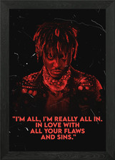 Juice Wrld Poster Framed Wall