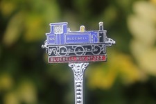 Vintage Spoon Bluebell Heritage Railway Train West Sussex England UK Souvenir