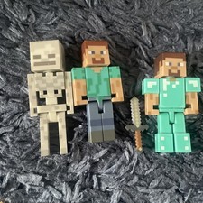 X3 Minecraft Figures Set