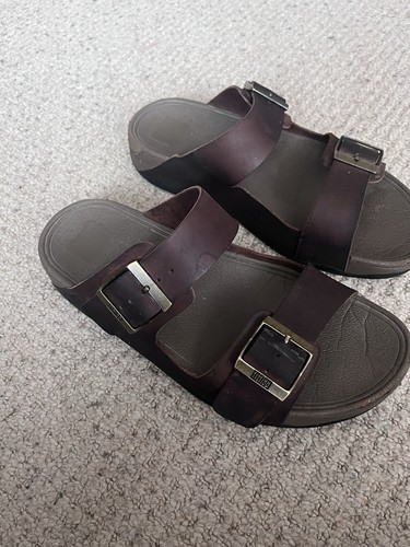 Fitflop brown leather gogh moc - leather,