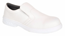 NURSES SHOES,WHITE SLIP ON MICROFIBRE,SIZE 1-13,THEATRE,CATERING,NHS,VET,DENTIST