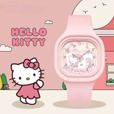 Hello Kitty Watch for Kids Boys Girls School Sport Silicone Cute Watch Gift NEW