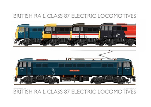 Class electric locos - 87,