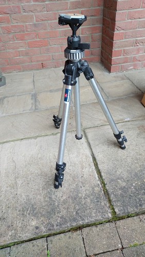 Manfrotto 144 tripod with 168 - manfrotto,