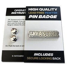 Treasurer 3D Polished Pewter