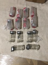 glass bottles spice use empty clear 14 in nos 