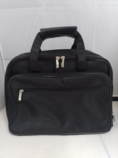 Ladies Overnight Toiletries & Makeup Bag - Large - Black - (2-313)