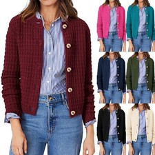 Ladies Autumn Knitted Cardigan
