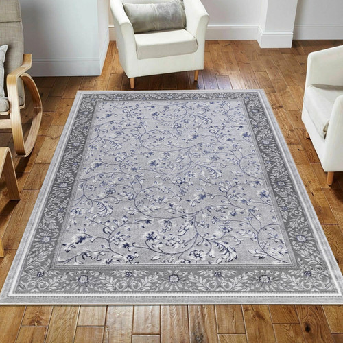 Premium vintage floral rug - premium,