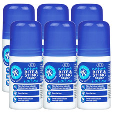 6 x Dr Johnson Bite & Sting Relief Roll-On Cooling & Soothing Formula for Insect