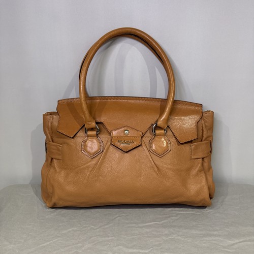 Modalu brown leather top - leather,
