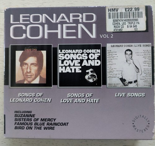 Leonard cohen 3cd box - 3cd, set