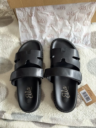 Ella black strap faux - ❤️ella,