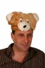 New Cute Teddy Bear Plush Hat Animal Fancy Dress 
