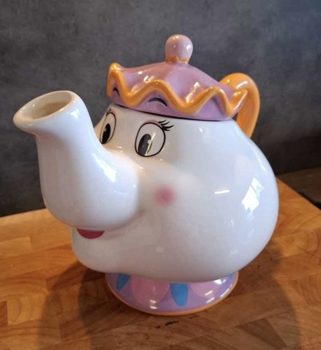 Mrs potts ceramic teapot - ceramic, with
