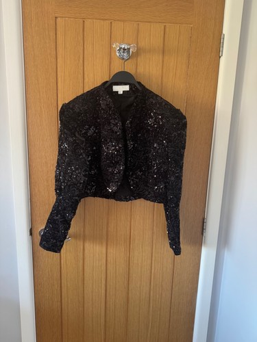 Bnwt zara black sequin - zara, volume