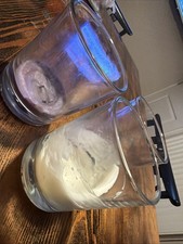 3 Very Good Glass Candle Jars