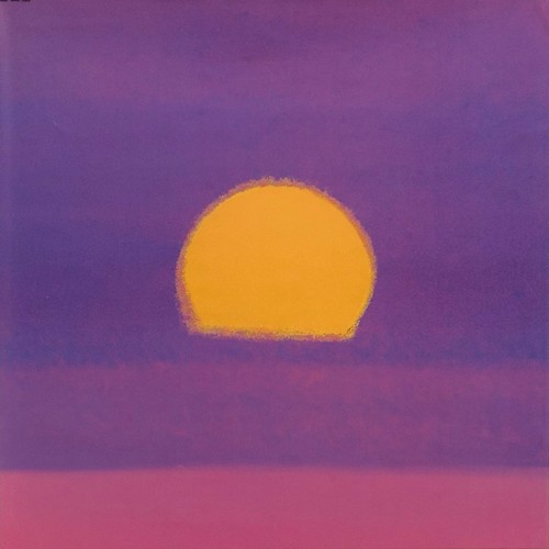 Original andy warhol sunset - original,