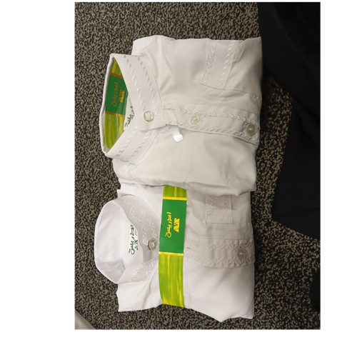 Men white omani thobe - 2x,