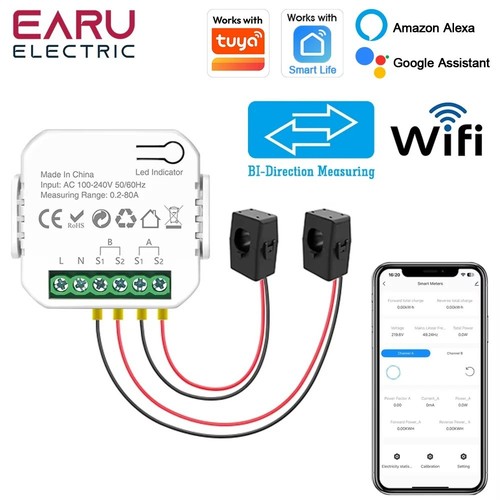 Tuya smart wifi energy meter - smart,