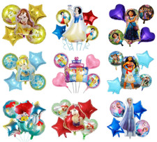 Princess Moana snowwhite belle elsa foil balloons Kids Birthday Party Decoration