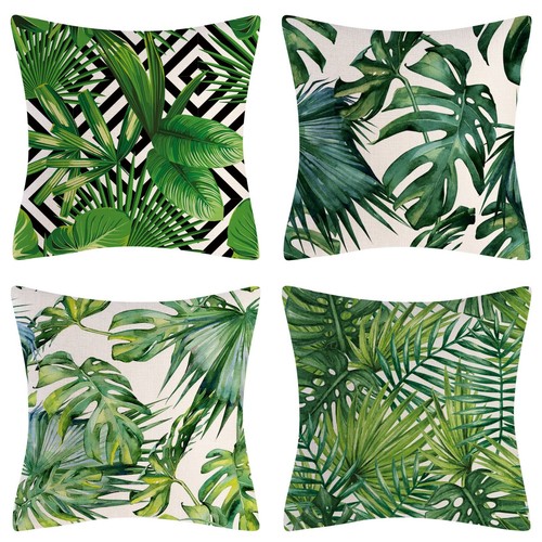 Tropical green split - green, palm