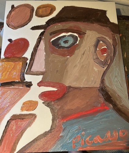 Abstract oil painting after - abstract,