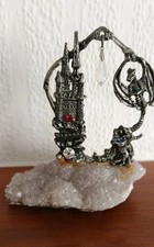 Vintage Pewter Mystic Castle