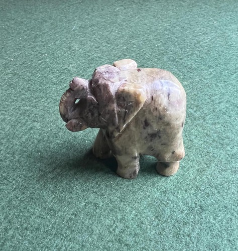 Stone elephant figure