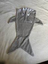 Baby &Co Bath Time Shark Towel 100% Cotton Soft Excellent Condition Used Once