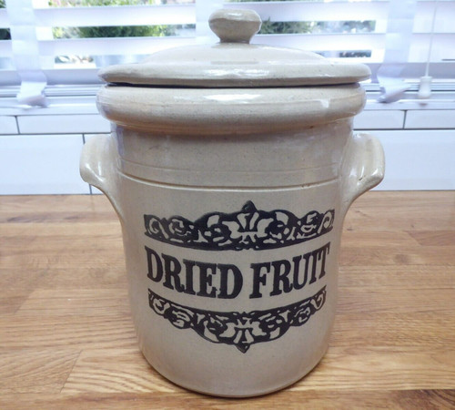 Vintage dried fruit lidded - vintage,