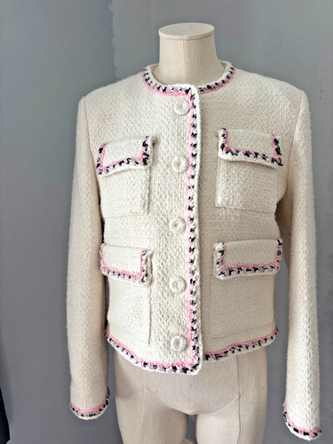 Mango cream cropped - cream, tweed