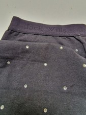JACK WILLS CLASSIC LADIES LEGGINGS with GEMS SIZE 12 UK BLACK EXCELLENT